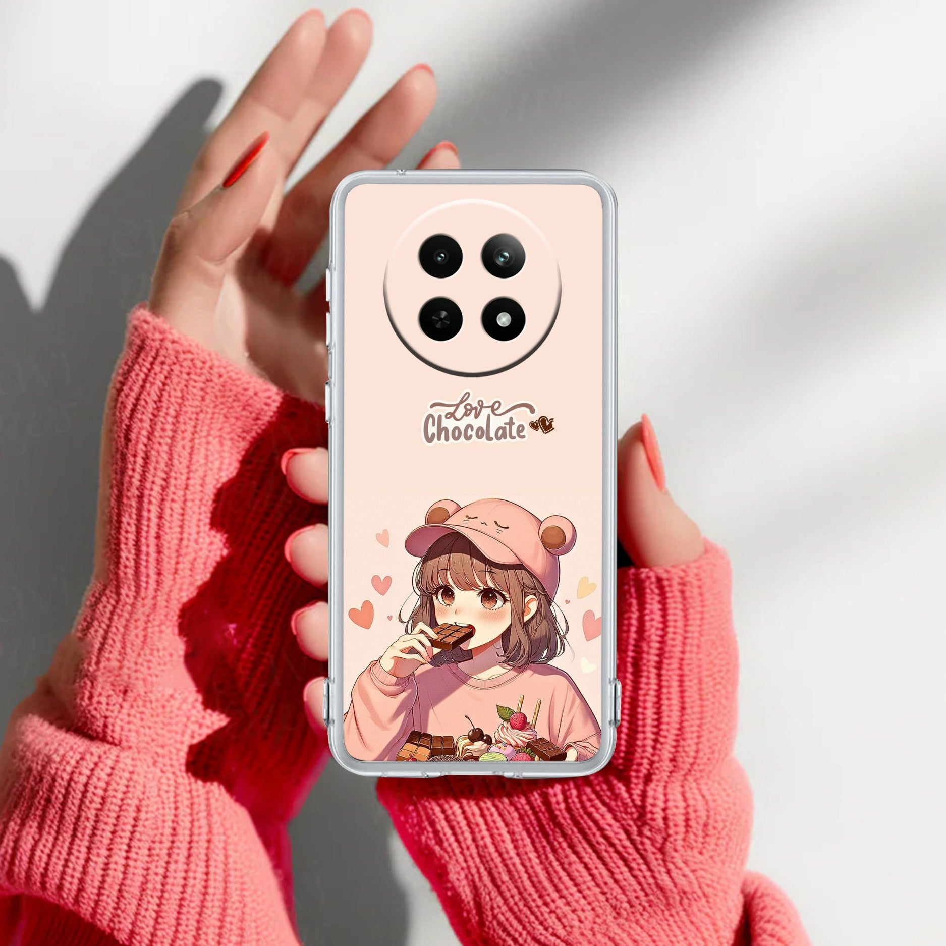 Dessert Dream Transparent Silicon Case For Realme 13 Pro 5G