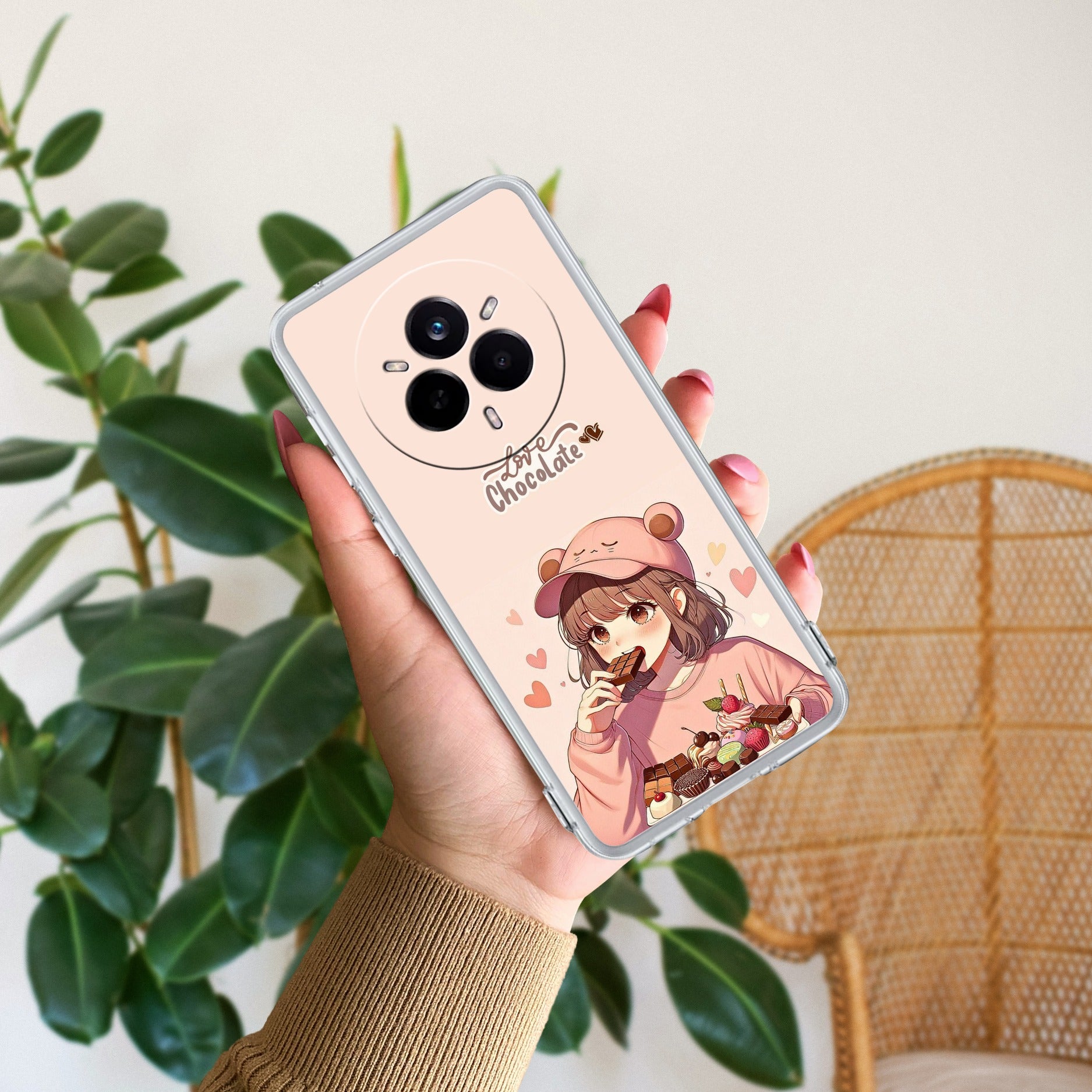 Dessert Dream Transparent Silicon Case For Realme 14 Pro 5G