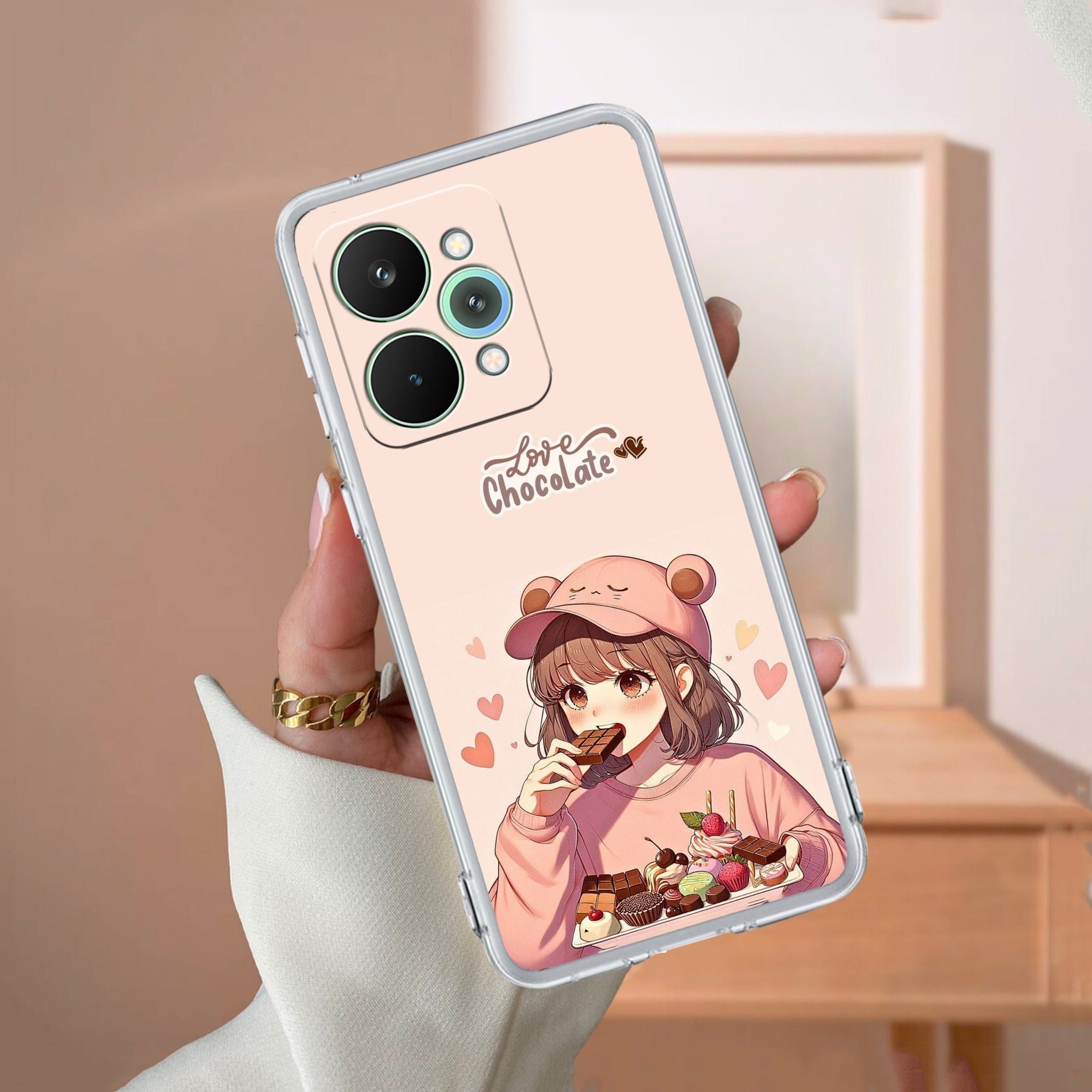 Dessert Dream Transparent Silicon Case For Realme 12 Pro Plus 5G
