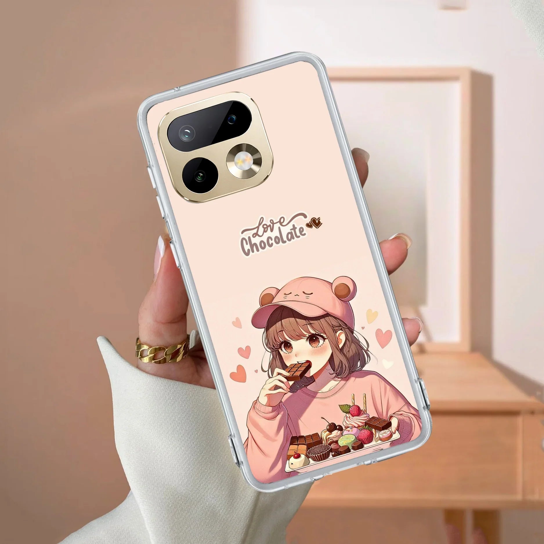Dessert Dream Transparent Silicon Case For Realme 10 Pro+ 5G