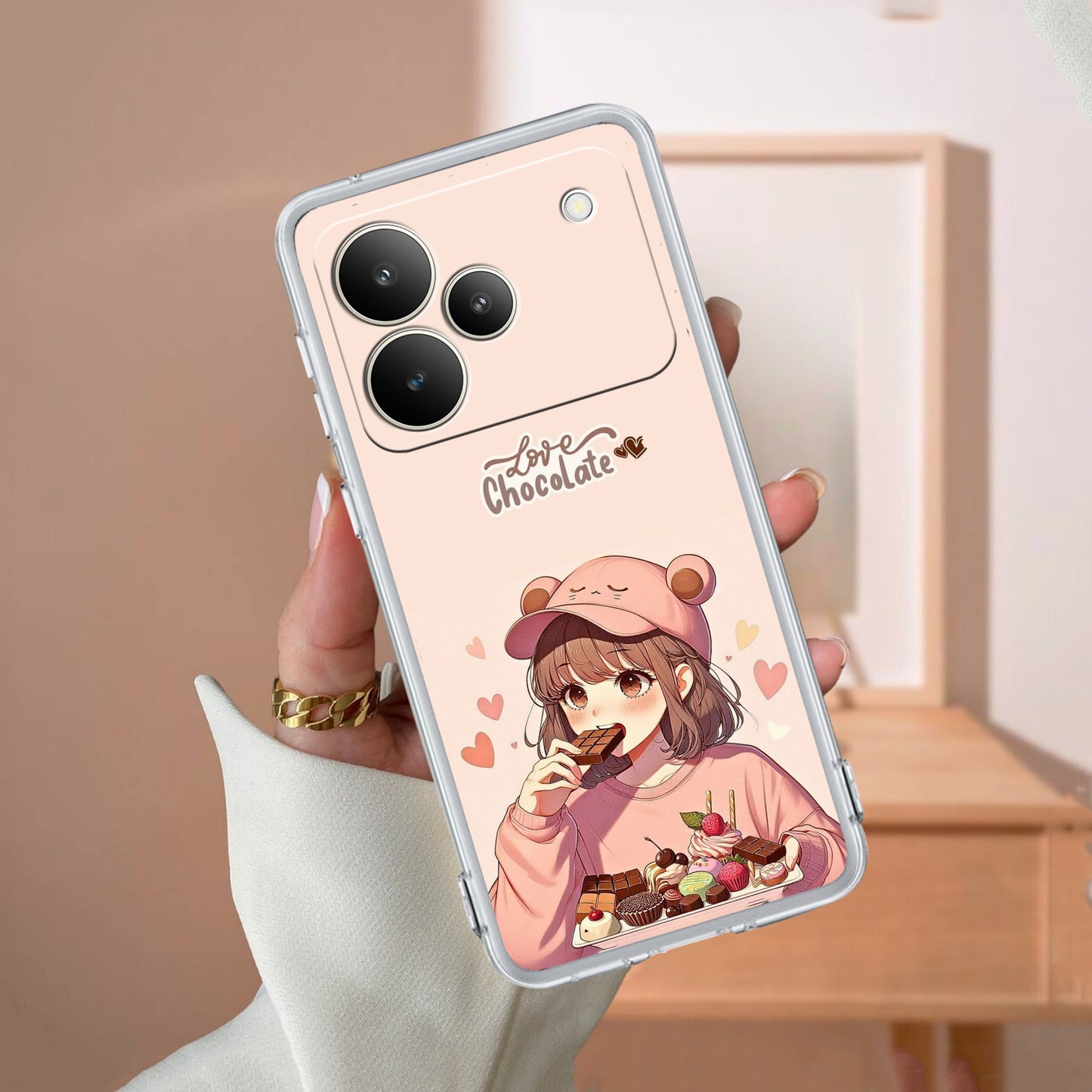 Dessert Dream Transparent Silicon Case For Realme/Narzo