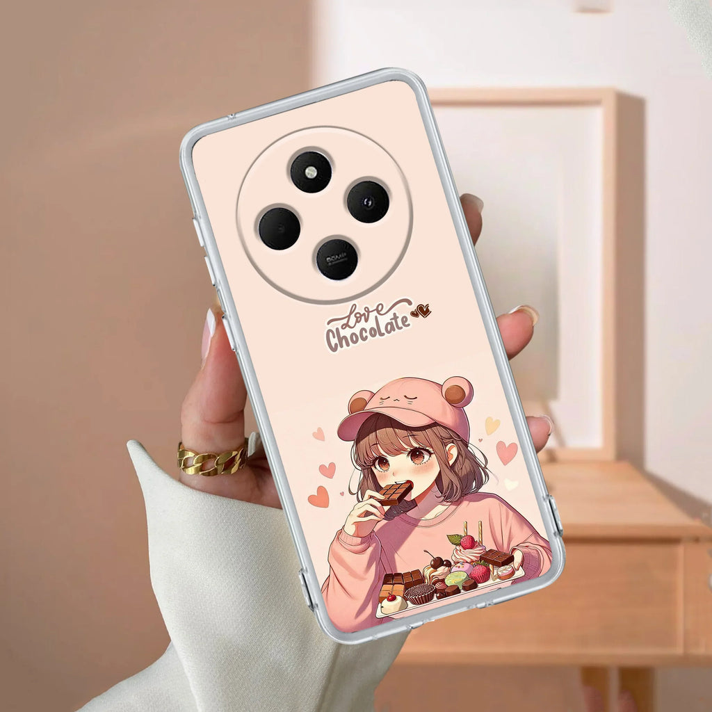 Dessert Dream Transparent Silicon Case For Redmi Note 13 Pro Plus 5G