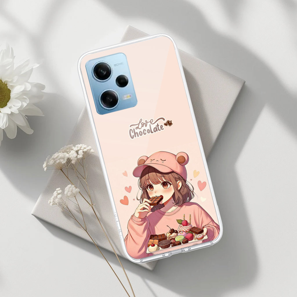 Dessert Dream Transparent Silicon Case For Redmi Note 12 5G