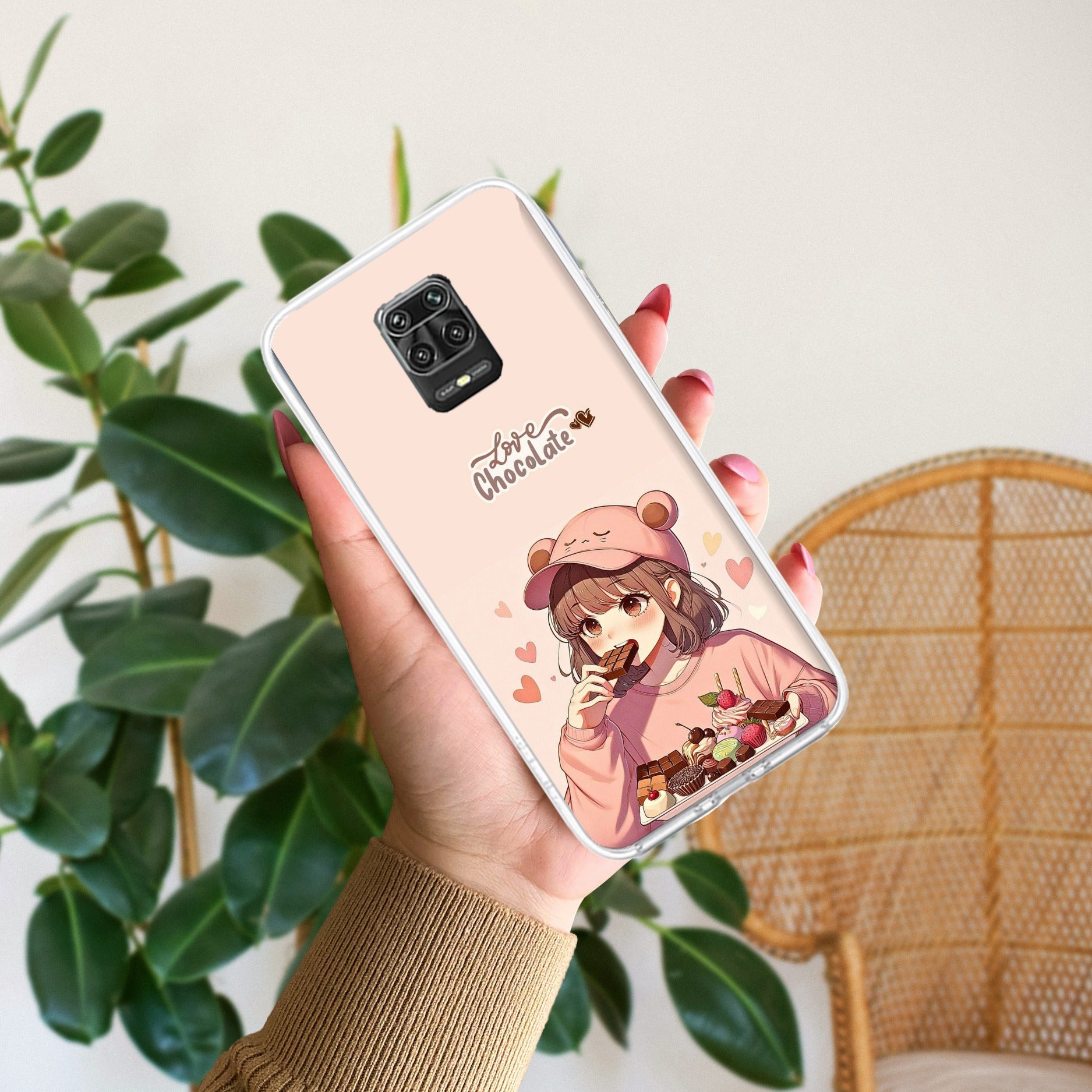 Dessert Dream Transparent Silicon Case For Redmi Note 10 lite