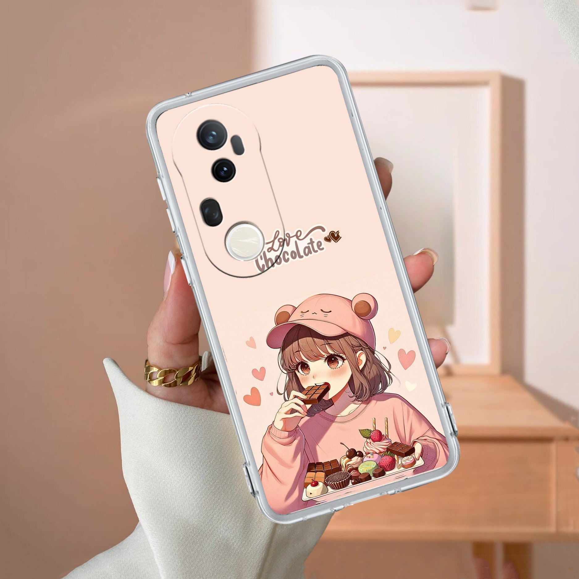 Dessert Dream Transparent Silicon Case For Vivo T4 Ultra 5G