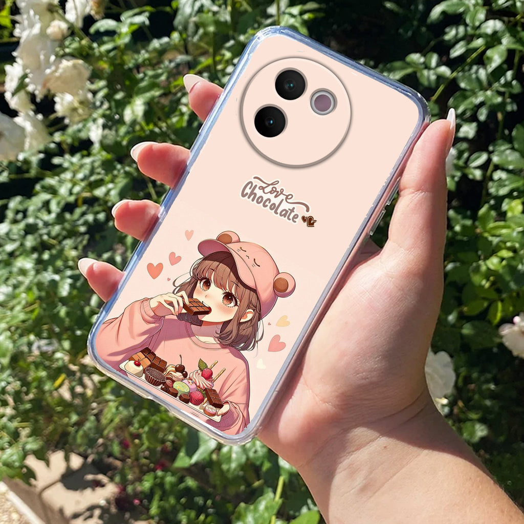 Dessert Dream Transparent Silicon Case For Vivo T3 Pro 5G