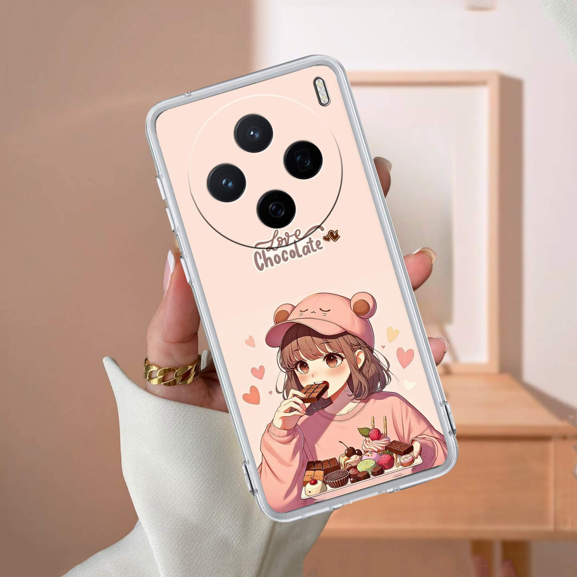 Dessert Dream Transparent Silicon Case For Vivo V25 Pro 5G