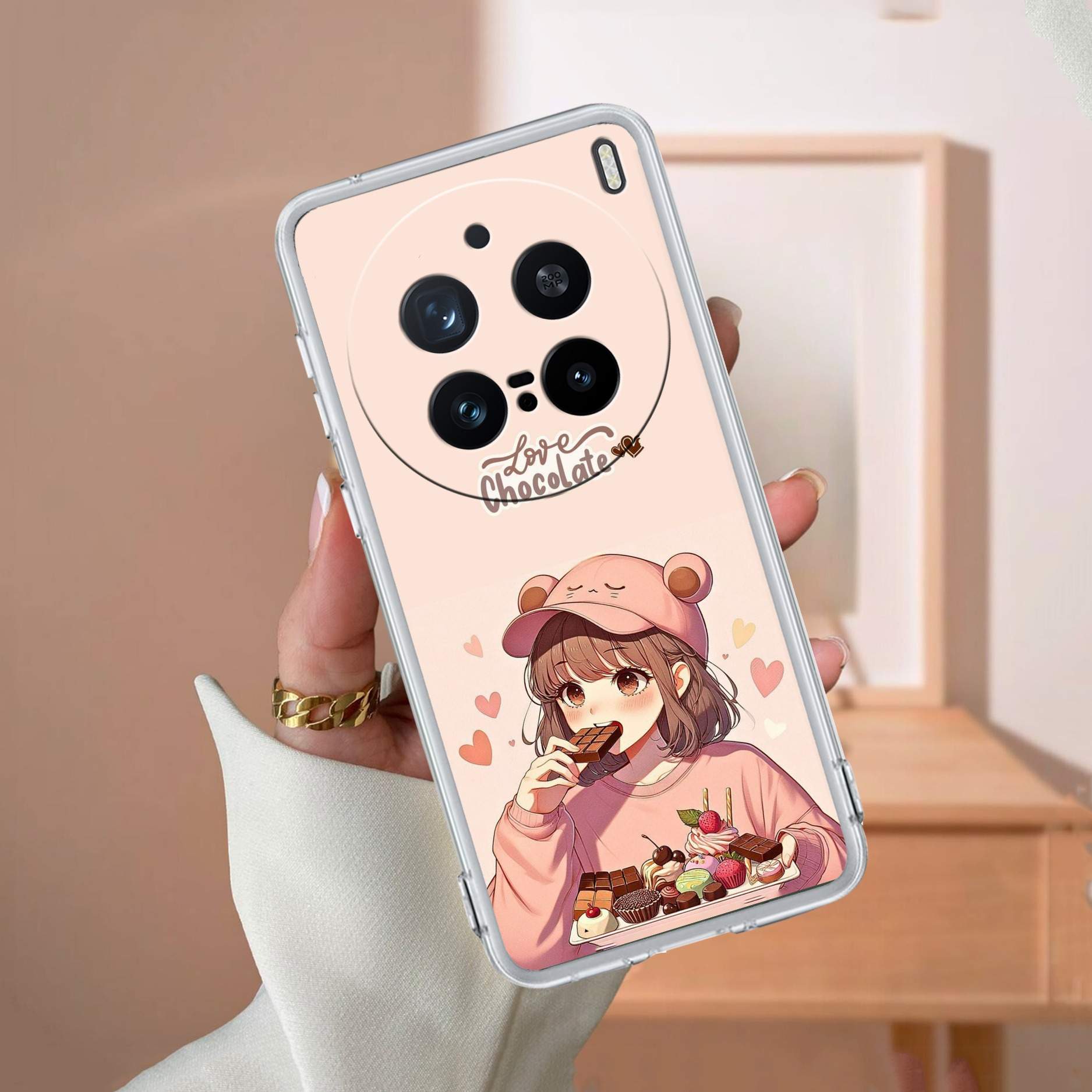 Dessert Dream Transparent Silicon Case For Vivo X200 Pro 5G