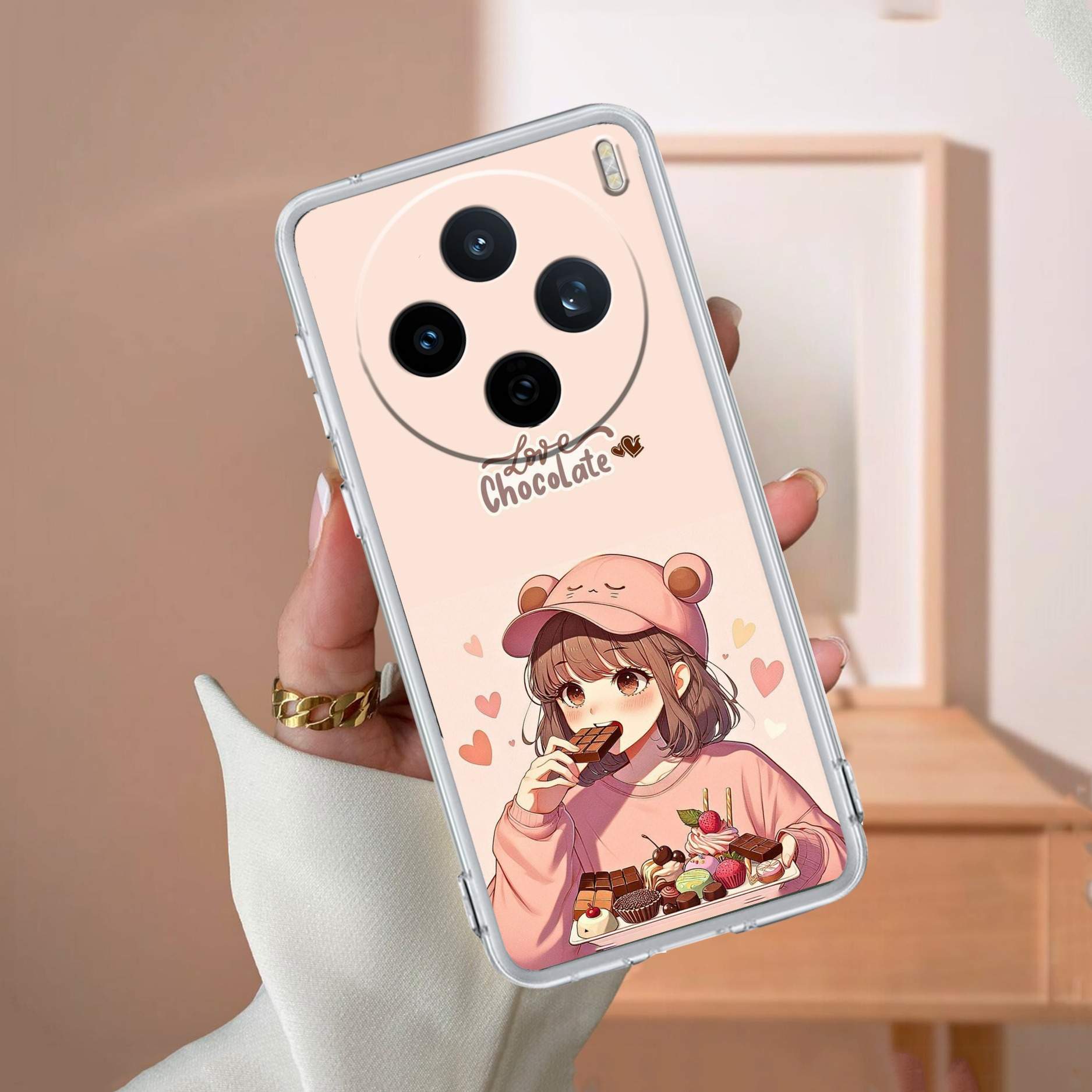 Dessert Dream Transparent Silicon Case For Vivo X100 5G
