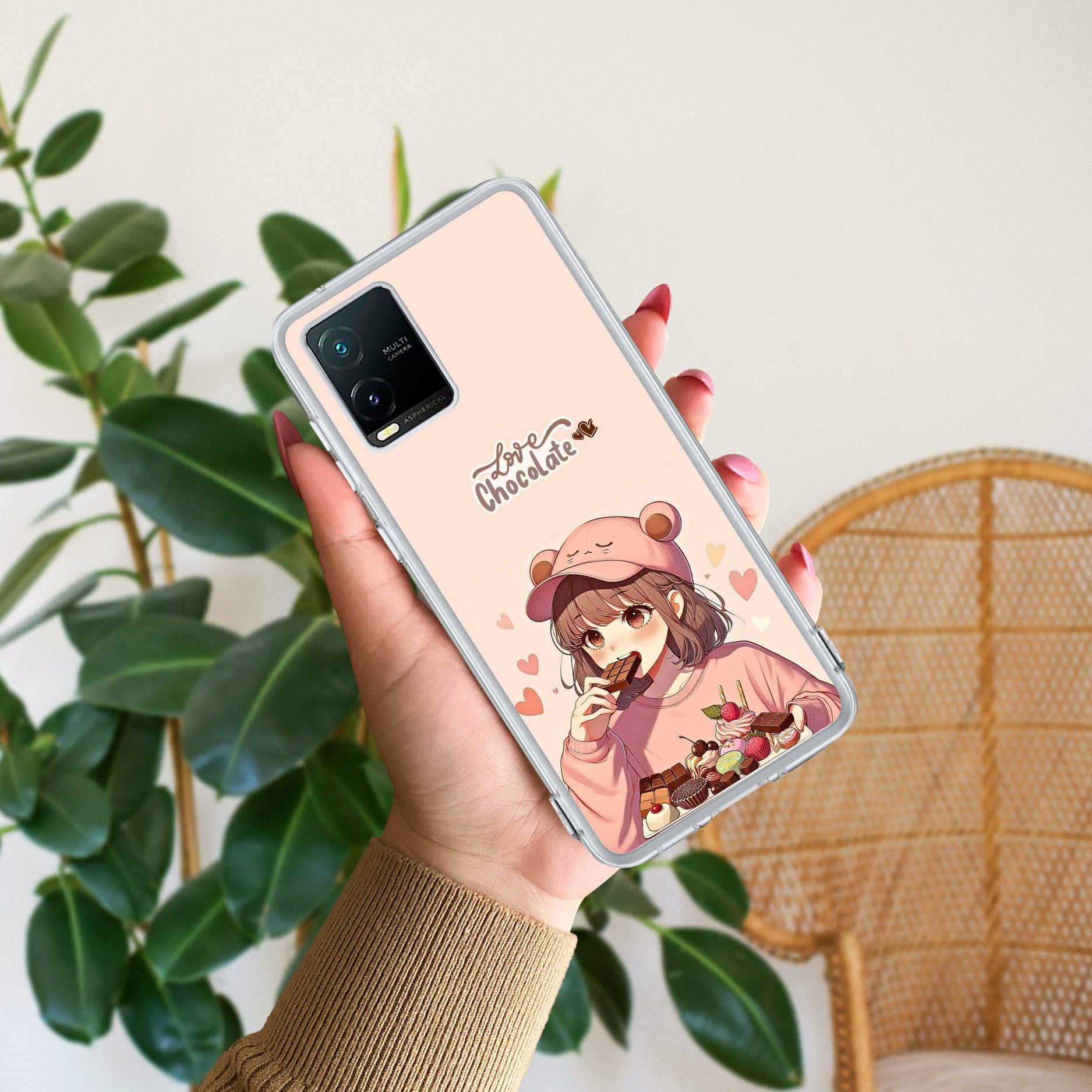 Dessert Dream Transparent Silicon Case For Vivo Y21 / Vivo Y21A / Vivo Y21E /Vivo Y21S/ Vivo Y21T