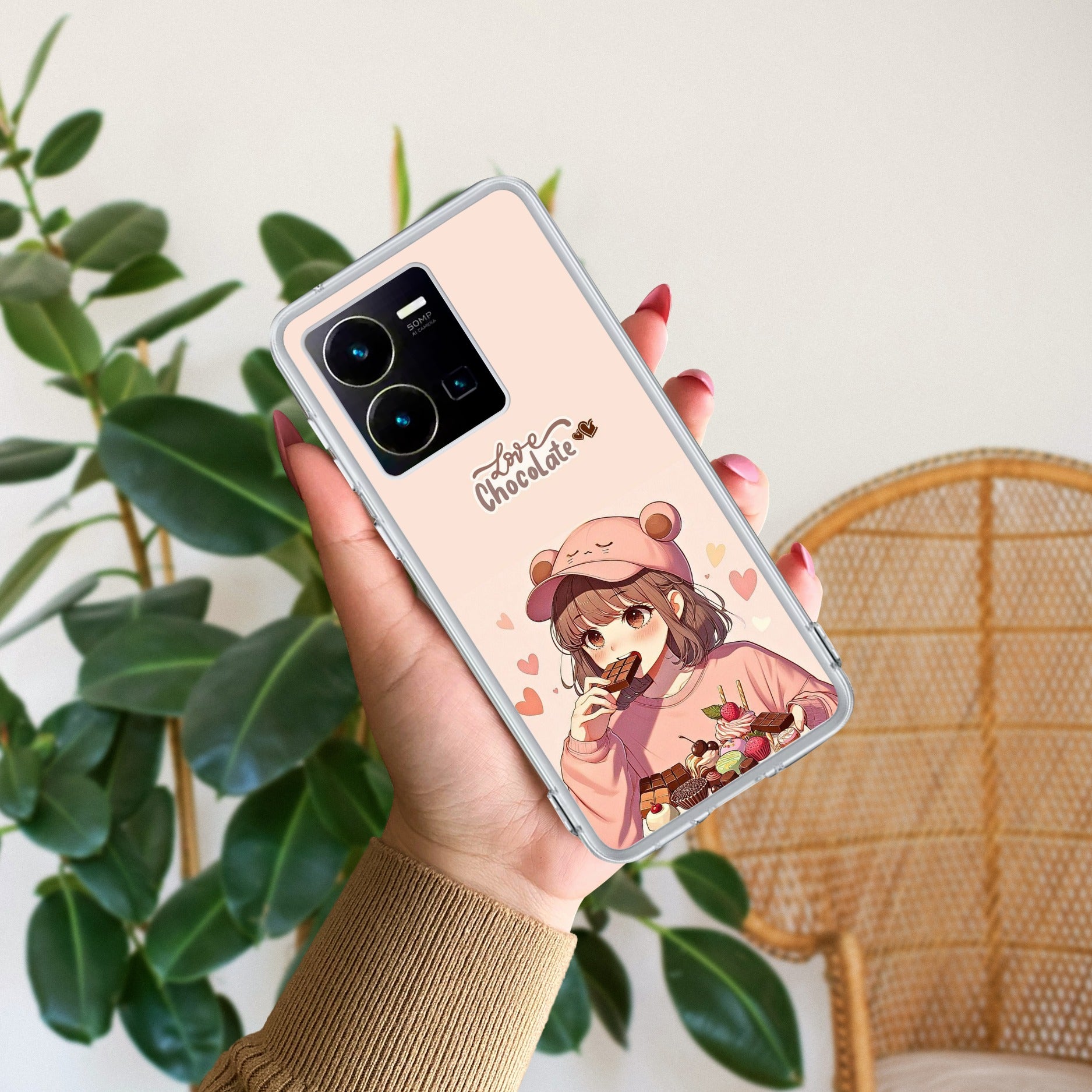 Dessert Dream Transparent Silicon Case For Vivo Y35