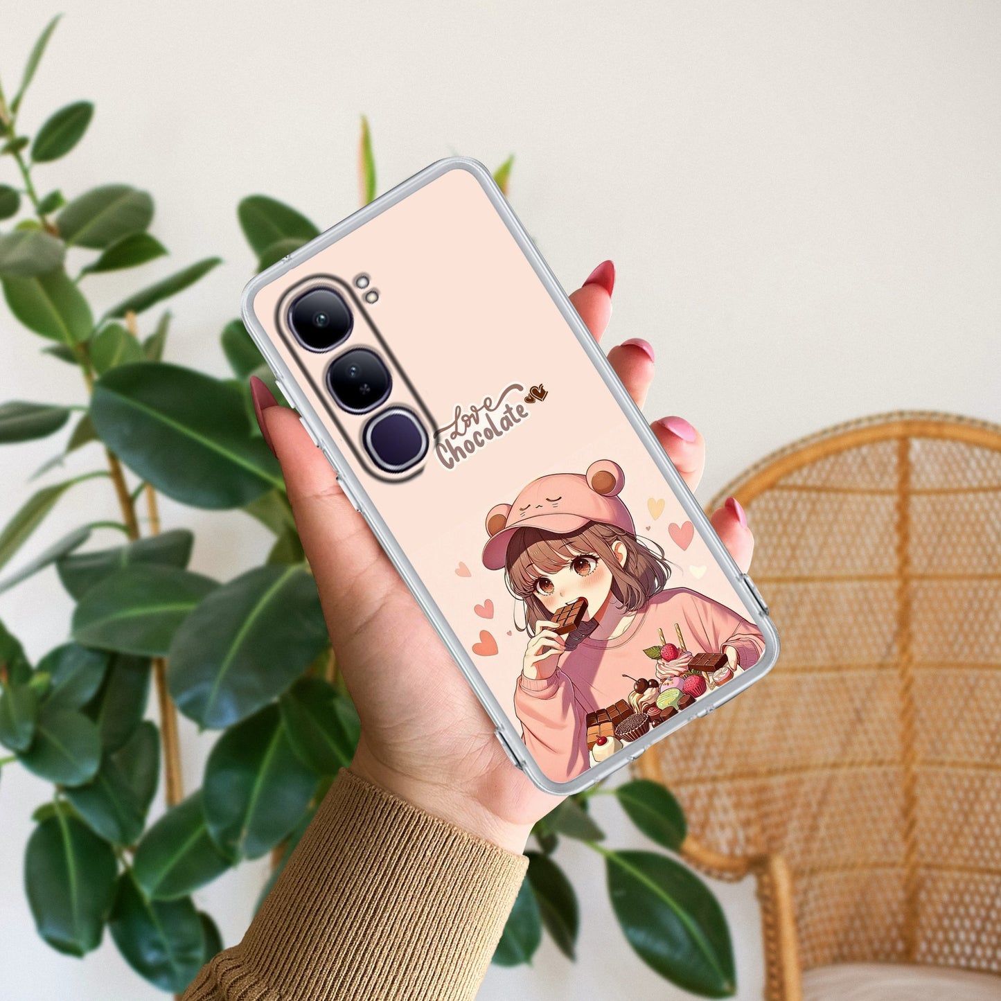 Dessert Dream Transparent Silicon Case For Vivo