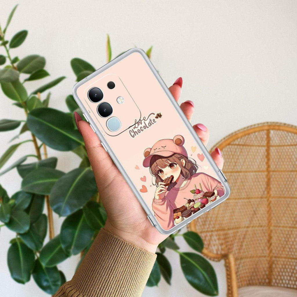 Dessert Dream Transparent Silicon Case For Vivo