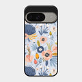 Dewy Flower Mix Glass Case Cover For Google Pixel 9 5G