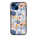 Dewy Flower Mix Glass Case Cover For iPhone 13 mini