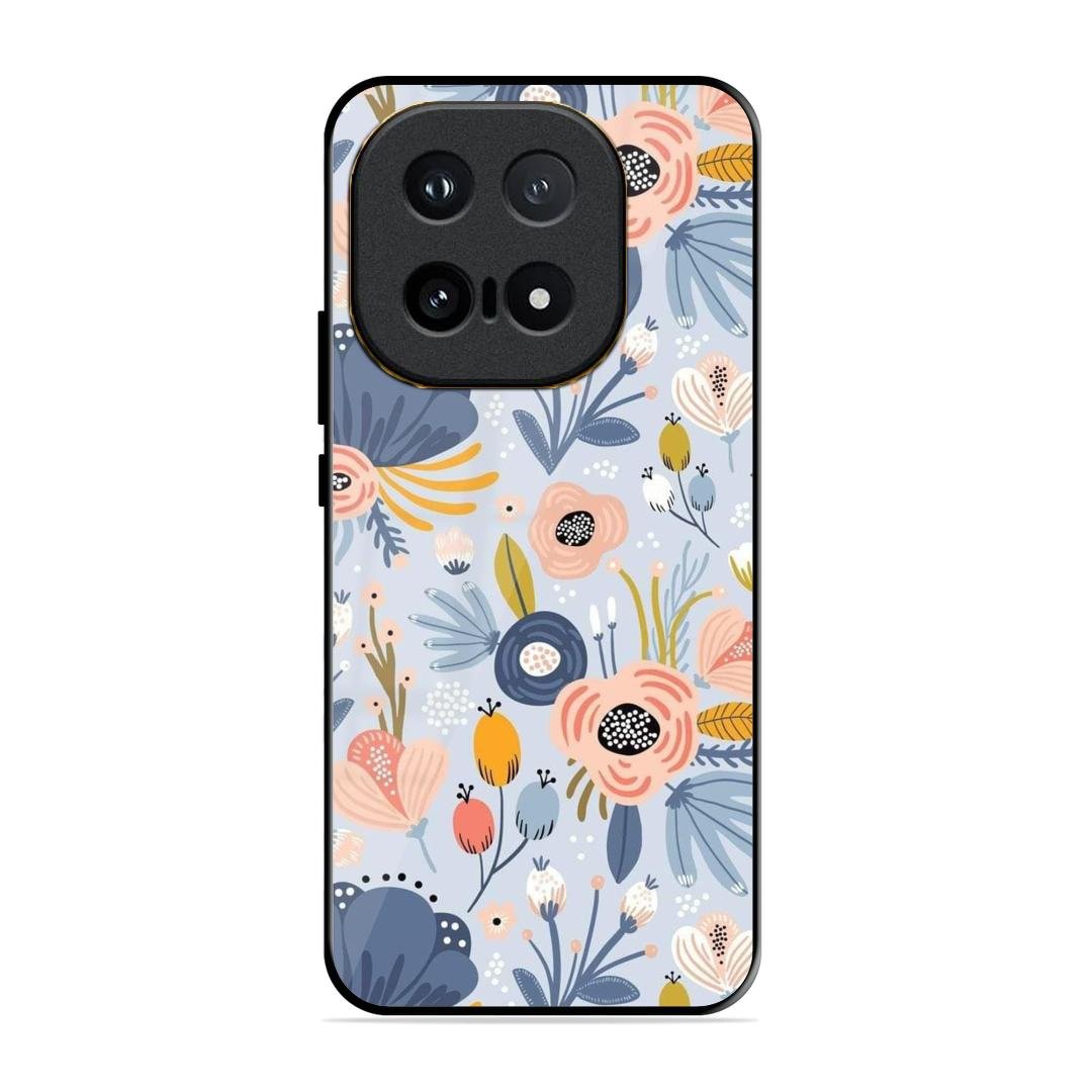 Dewy Flower Mix Glass Case Cover For iQOO 15 5G