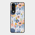 Dewy Flower Mix Glass Case Cover For Iqoo Z10 Lite