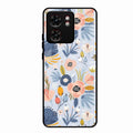 Dewy Flower Mix Glass Case Cover For Motorola Edge 40