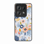 Dewy Flower Mix Glass Case Cover For Motorola Edge 50 Pro