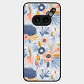 Dewy Flower Mix Glass Case Cover For Nothing Phone 2A Plus