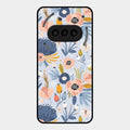 Dewy Flower Mix Glass Case Cover For Nothing Phone 3A 5G
