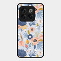 Dewy Flower Mix Glass Case Cover For Oneplus 10T 5G