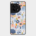 Dewy Flower Mix Glass Case Cover For Oneplus 11R 5G