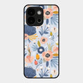 Dewy Flower Mix Glass Case Cover For Oneplus 13S 5G