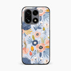 Dewy Flower Mix Glass Case Cover For OnePlus 15 5G