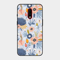 Dewy Flower Mix Glass Case Cover For Oneplus 7