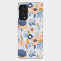 Dewy Flower Mix Glass Case Cover For Oneplus Nord 2 5G