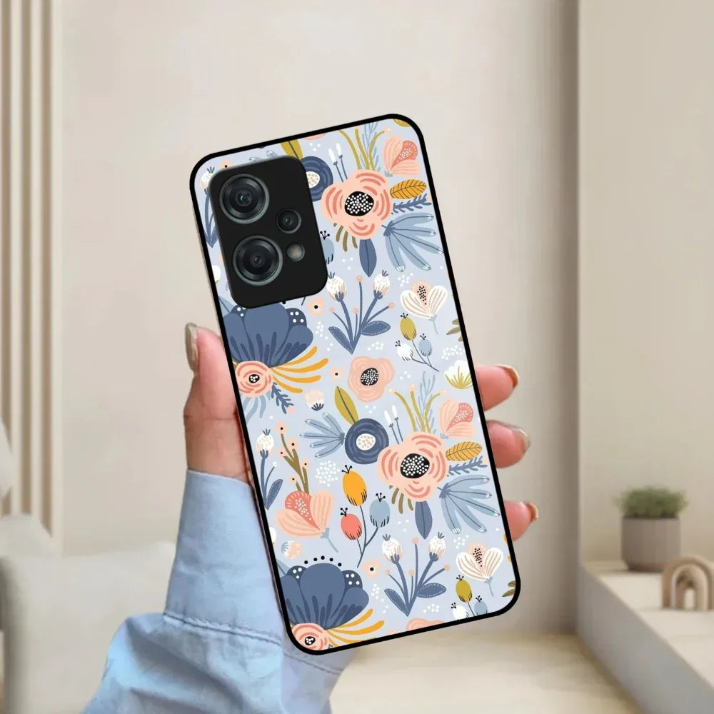 Dewy Flower Mix Glass Case Cover For OnePlus - ShopOnCliQ