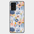 Dewy Flower Mix Glass Case Cover For Oppo A55