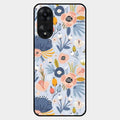 Dewy Flower Mix Glass Case Cover For Oppo A78 5G