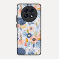 Dewy Flower Mix Glass Case Cover For Oppo F31 Pro Plus 5G