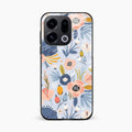 Dewy Flower Mix Glass Case Cover For Oppo Find X9 5G