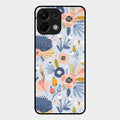 Dewy Flower Mix Glass Case Cover For Oppo K13 5G