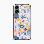 Dewy Flower Mix Glass Case Cover For Oppo K14x 5G