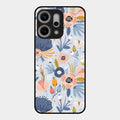 Dewy Flower Mix Glass Case Cover For Oppo Reno 14 Pro 5G
