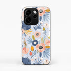 Dewy Flower Mix Glass Case Cover For Oppo Reno 15C 5G