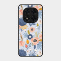 Dewy Flower Mix Glass Case Cover For Poco X7 5G