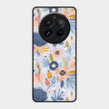 Dewy Flower Mix Glass Case Cover For Realme 12 Pro 5G