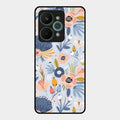 Dewy Flower Mix Glass Case Cover For Realme 15 Pro 5G