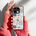 Dewy Flower Mix Glass Case Cover For Realme 16 Pro Plus 5G