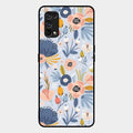 Dewy Flower Mix Glass Case Cover For Realme 7 Pro