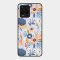 Dewy Flower Mix Glass Case Cover For Realme 8 Pro
