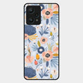 Dewy Flower Mix Glass Case Cover For Realme 9 Pro 5G