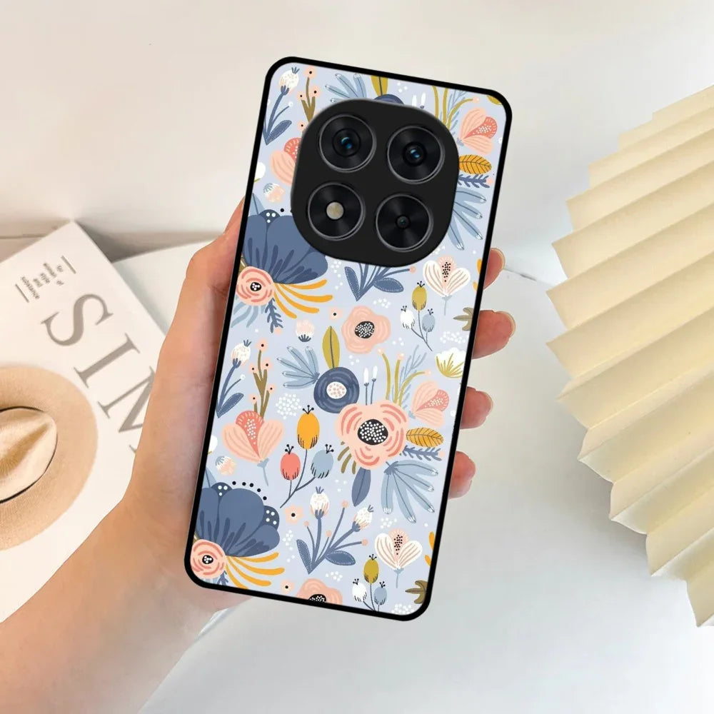 Dewy Flower Mix Glass Case Cover For Poco - ShopOnCliQ
