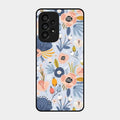 Dewy Flower Mix Glass Case Cover For Samsung Galaxy A53 5G