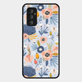 Dewy Flower Mix Glass Case Cover For Samsung Galaxy F23 5G
